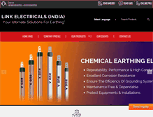 Tablet Screenshot of linkelectricals.com